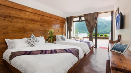 Phòng Deluxe Triple của khách sạn Sapa Village 