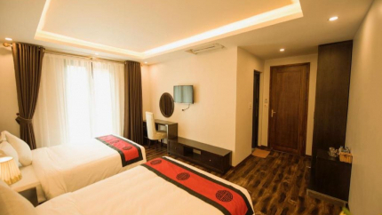 Phòng Deluxe 2 Giường Đôi Sapa Wings