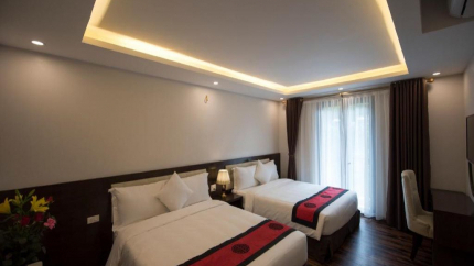 Phòng Deluxe 2 Giường Đôi Sapa Wings Hotel