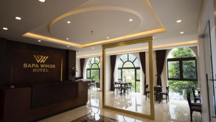 Sảnh Sapa Wings Hotel