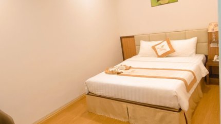 Phòng được thiết kế tối giản