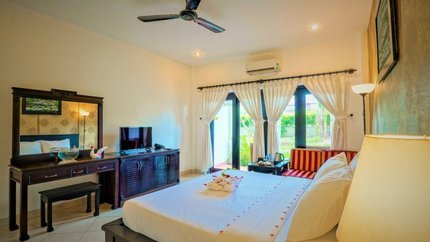 Phòng có view hướng ra sân vườn