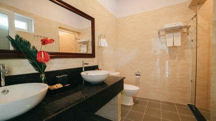 Phòng tắm đầy đủ tiện nghi