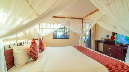 Phòng được bày trí bắt mắt