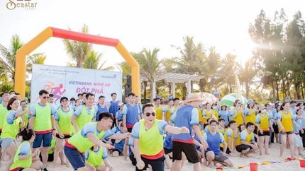 Tổ chức team building trên bãi biển