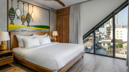 Phòng Deluxe Loft with River view tại Seahorse Hotel Đà Nẵng