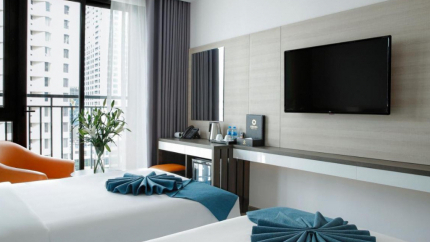 Phòng Deluxe City View Double/Twin tại Seana Hotel