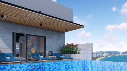 Hồ bơi tại Seana Hotel Nha Trang