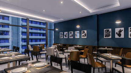 Nhà hàng tại Seana Hotel