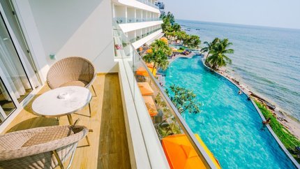 Ban công hướng biển siêu đẹp
