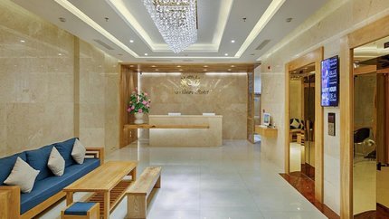 Quầy lễ tân tại khách sạn