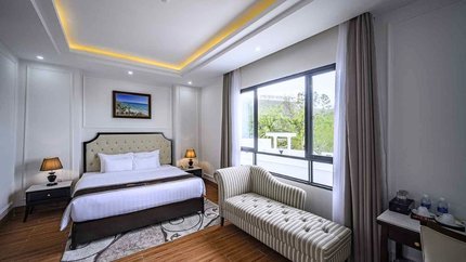 Không gian phòng rộng rãi