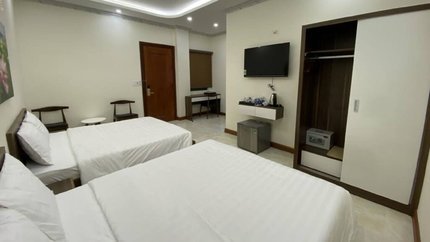 Phòng có tủ quần áo, mini bar