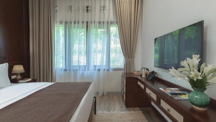 Phòng Superior có cửa sổ hướng vườn