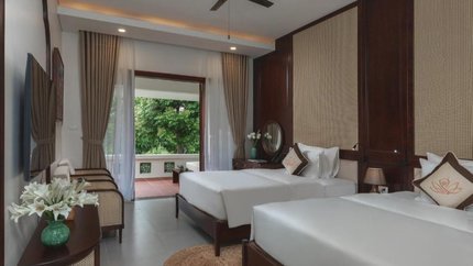 Bungalow được bày trí tối giản