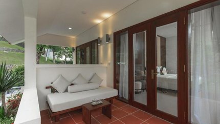 Ban công của Bungalow