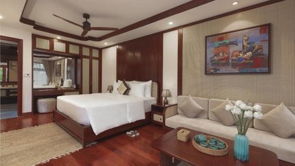 Phòng Deluxe với nội thất tinh tế