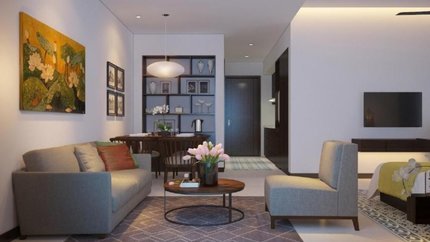 Không gian phòng như căn hộ riêng tư