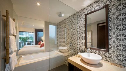 Phòng được trang bị bồn tắm