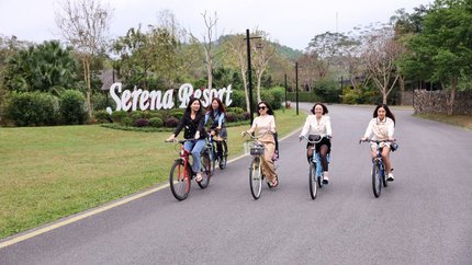 Đạp xe dạo chơi resort