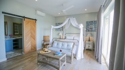 Gian phòng được thiết kế rất độc đáo, phòng đập thông