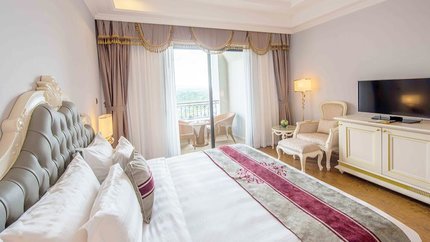 Không gian phòng Deluxe giường đôi