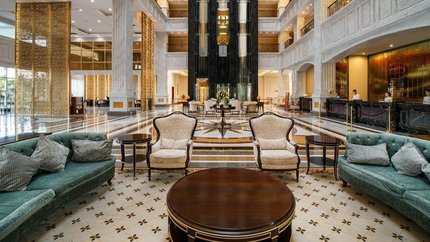 Khu vực sảnh check in của Sheraton Resort Phú Quốc