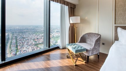 Tầm nhìn hướng thành phố tuyệt đẹp