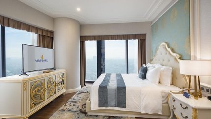 Thiết kế vương giả tại phòng Executive Suite Panoramic
