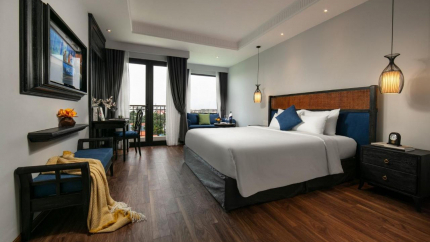 Phòng Premium (D / T) - hướng hồ bơi & sông