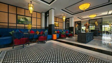 Không gian sảnh chờ rộng rãi