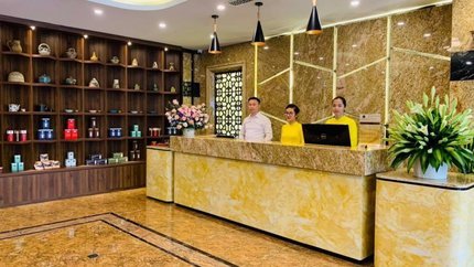 Khu vực lễ tân khách sạn