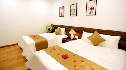 Phòng Superior Family khách sạn Silk River Hà Giang