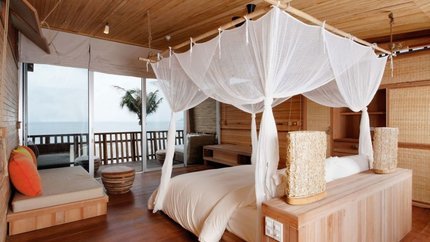 Phòng ngủ với view hướng thẳng ra biển