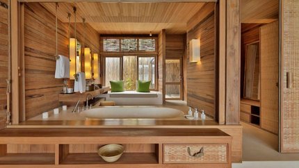 Phòng tắm được chăm chút chỉnh chu