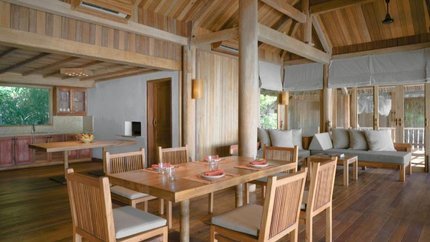 Khu vực phòng ăn rộng rãi