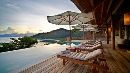 Phòng có view bao quát cả khu nghỉ dưỡng