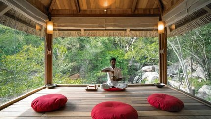 Phòng thiền tại khu nghỉ dưỡng