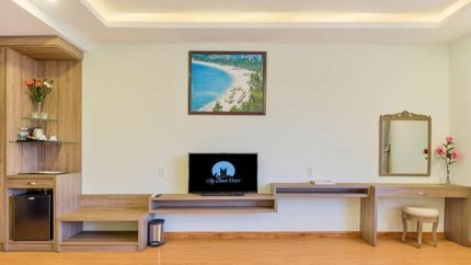 Căn phòng rộng rãi, thoáng mát