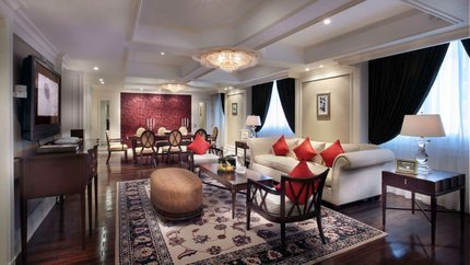 Không gian phòng khách rộng rãi