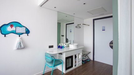 Phòng có đầy đủ tiện nghi