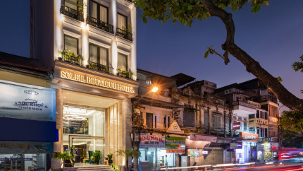Toàn cảnh Về Đêm Soleil Boutique Hotel Hanoi