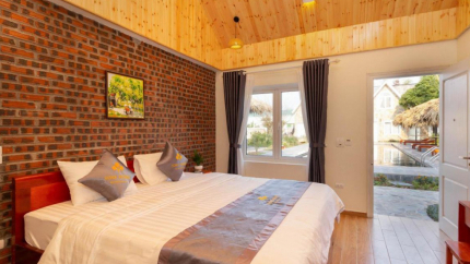 Phòng Deluxe Double khu nghỉ dưỡng Sona Ninh Bình