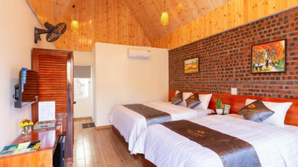Phòng Deluxe Family tại Sona Resort Ninh Bình