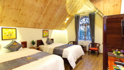 Phòng Superior Twin khu nghỉ dưỡng Sona Ninh Bình 3*