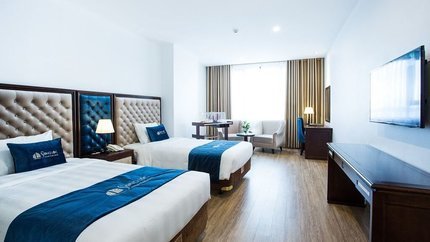 Căn phòng tiện nghi cùng view biển