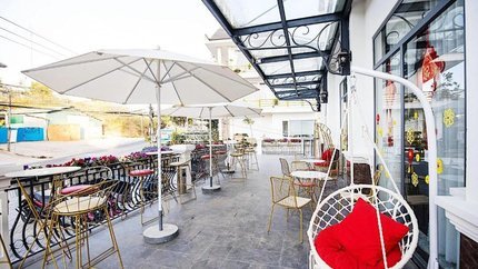 Quán cafe với không gian thơ mộng