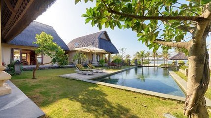 Các căn villa có hồ bơi riêng