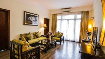 Không gian phòng khách riêng tư