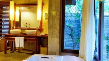 Phòng có bồn tắm cho gia đình